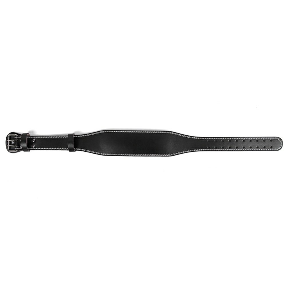 105-130cm Einstellbare Leder Gewichtheben Gürtel Taille Unterstützung Fitnessstudio Gürtel unisex Breite wickeln Ausbildung Gewicht Heben Klammer Riemen