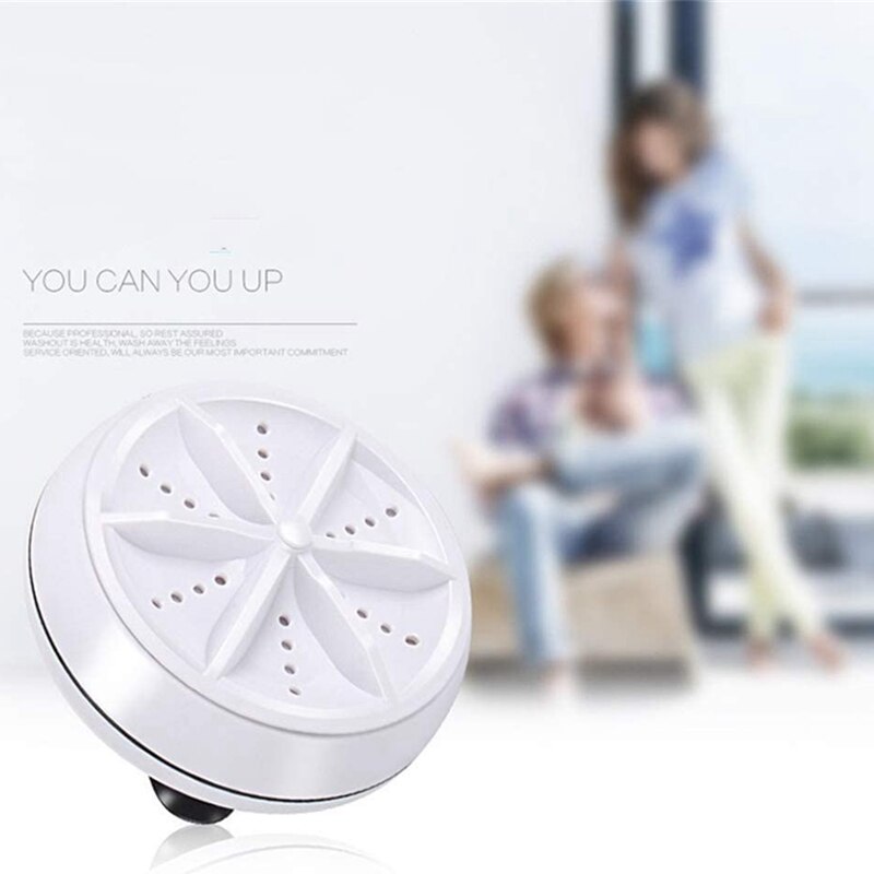 Mini lavadora rotativa Personal, tecnología de turbina ultrasónica portátil, máquina de lavado de suciedad para viajes familiares