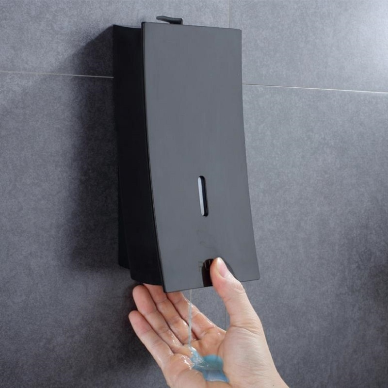 Contenedor de jabón líquido montado en la pared, dispensador de jabón líquido de manos, Gel de ducha, contenedor de champú para baño y sala de lavado, ABS, 450ML