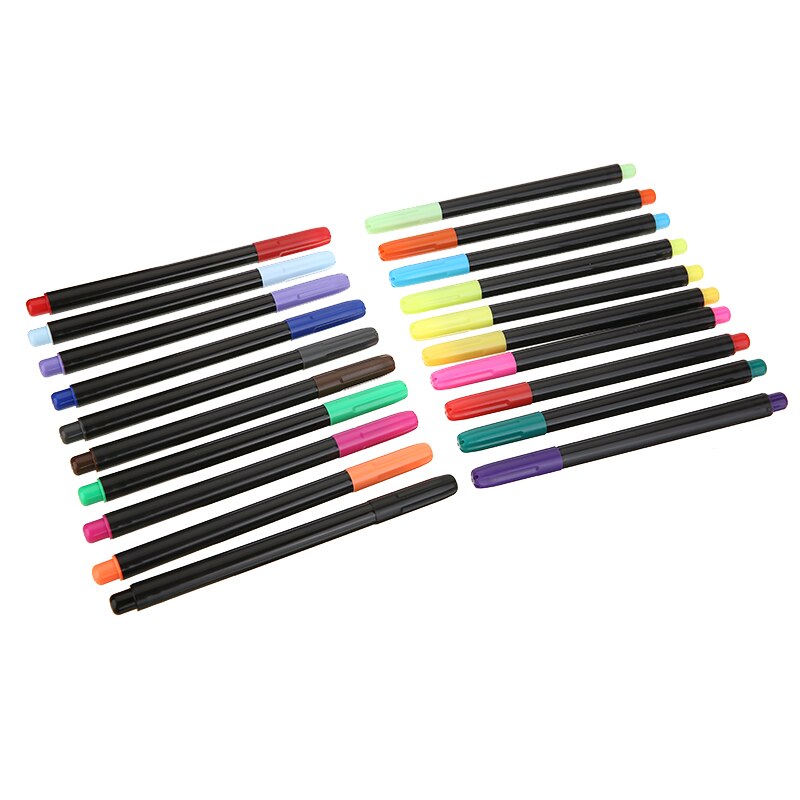 20pcs Fabric Painting Markers Pen For T-shirt Clothes Canvas Durable Permanent Fabric Marker DIY Crafts Pens
