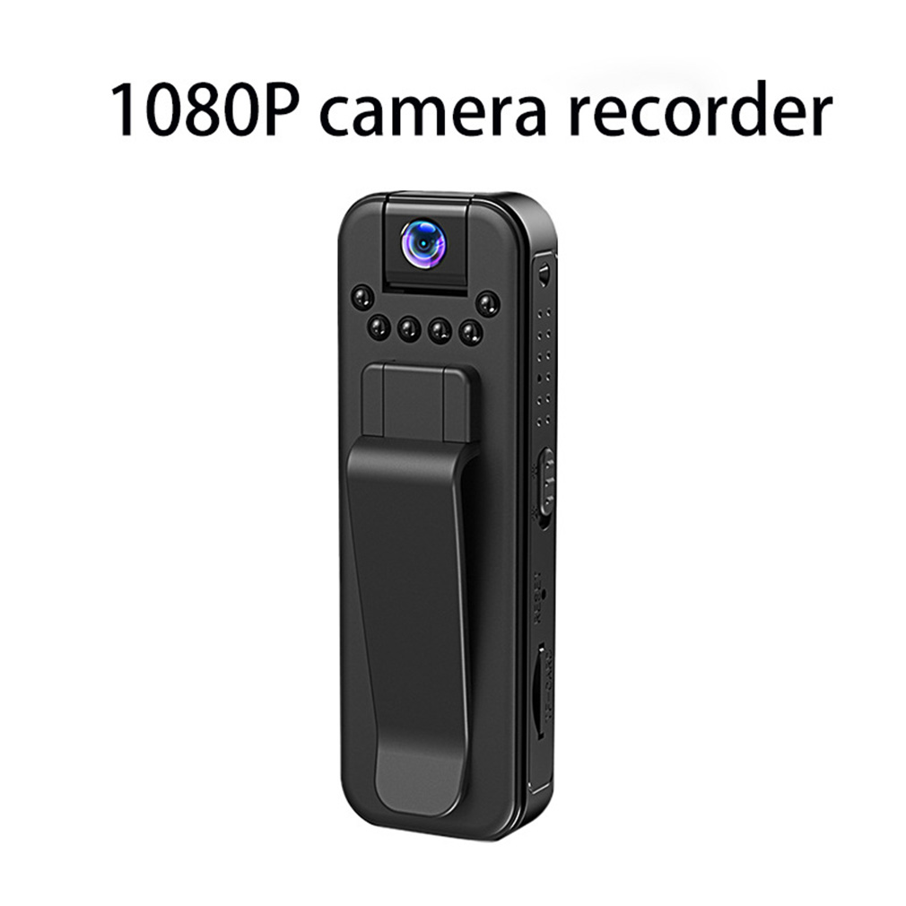 1080p hd mini camera recorder draagbare digitale videorecorder voor sport bodycam infrarood nachtzicht politie camcorder: 64 gb