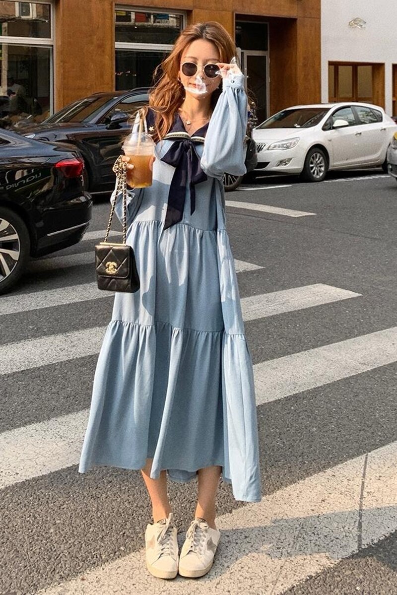 Style Korean-style Loose Pregnant Women Dress Pregnant Women Installed