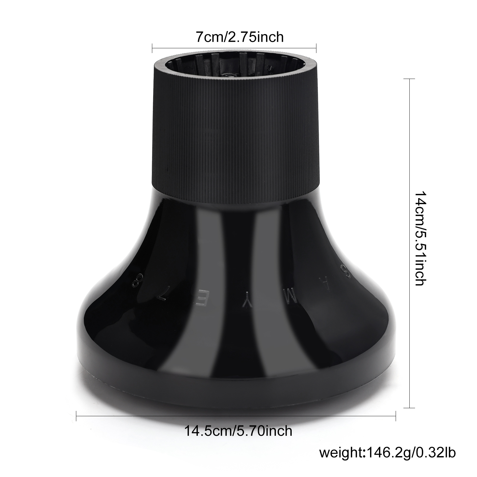 Difusor de secador de pelo Universal para mujer, accesorio de secador de pelo largo y rizado de 3,5 cm a 5cm para cabello ondulado, Herramienta de Peinado liso