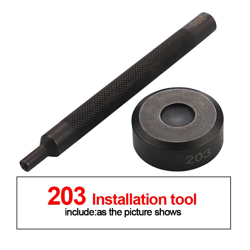 DIY Leather Fastener Press Tools Snap Button Installation Metal Four-in-one Buckle Operating Setting Tool Sewing Accessories: 203