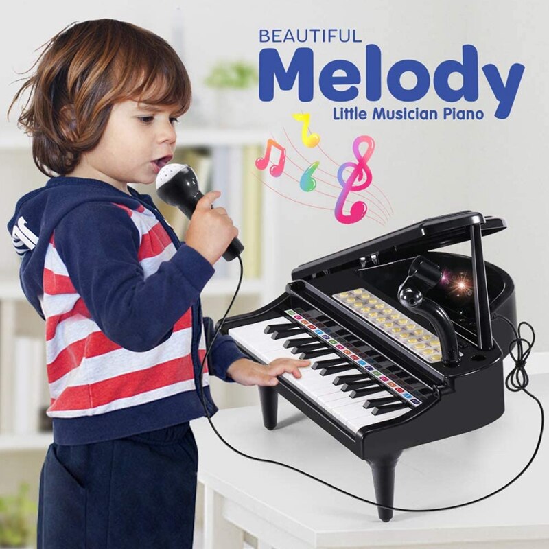 freundlicher 24 Tasten Klavier Mini Musik freundlicher Musical Instrument Spielen Spielzeug einstellen mit Mikrofon für freundlicher
