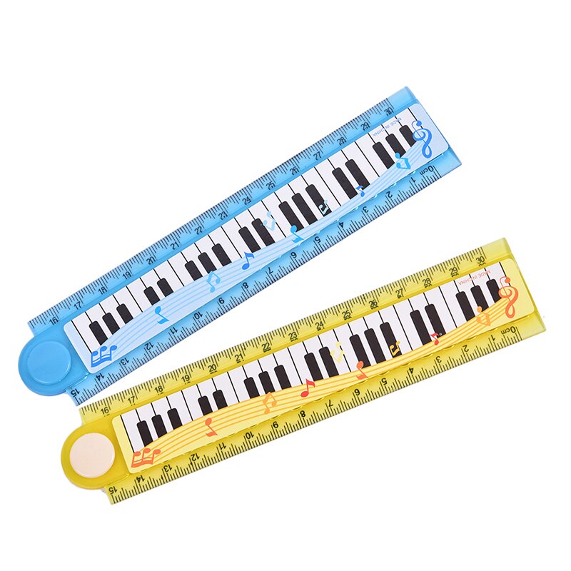 1pc plastic Office Supplies Music Ruler Rulers Primary School Students Child Painting Measuring Scale Ruler