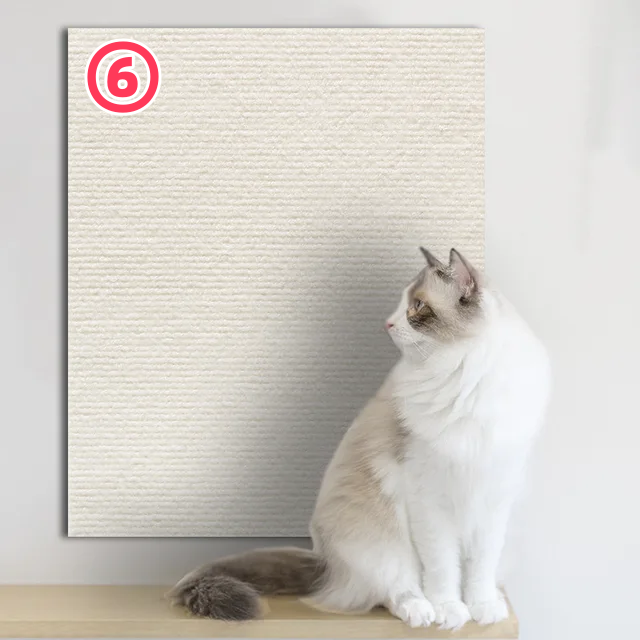 Pared antiarañazos para gatos, sofá DIY, tablero para rascar gatos, patas de protección para sofá, alfombra autoadhesiva recortable, tablero para rascar gatos: XXXL / YELLOW