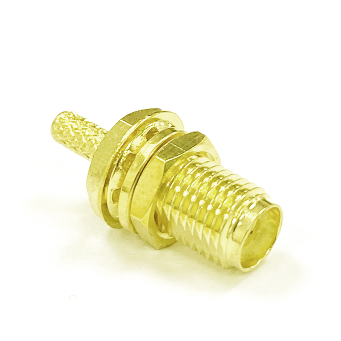 1PC PF SMA Female Jack RF Coax Convertor SMA Connector Crimp RG316 RG174 LMR100 Cable Straight Goldplated