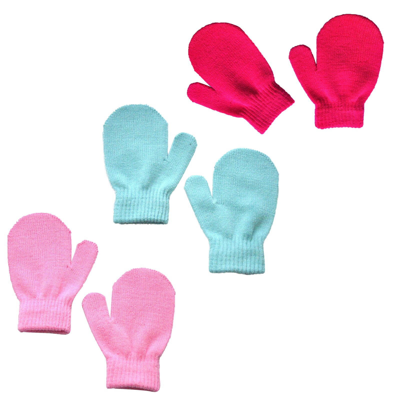 3 Pairs Warming Infant Baby Cute Lovely Knit Mittens Girls Boys Of Winter Windproof Gloves baby accessories перчатки: A