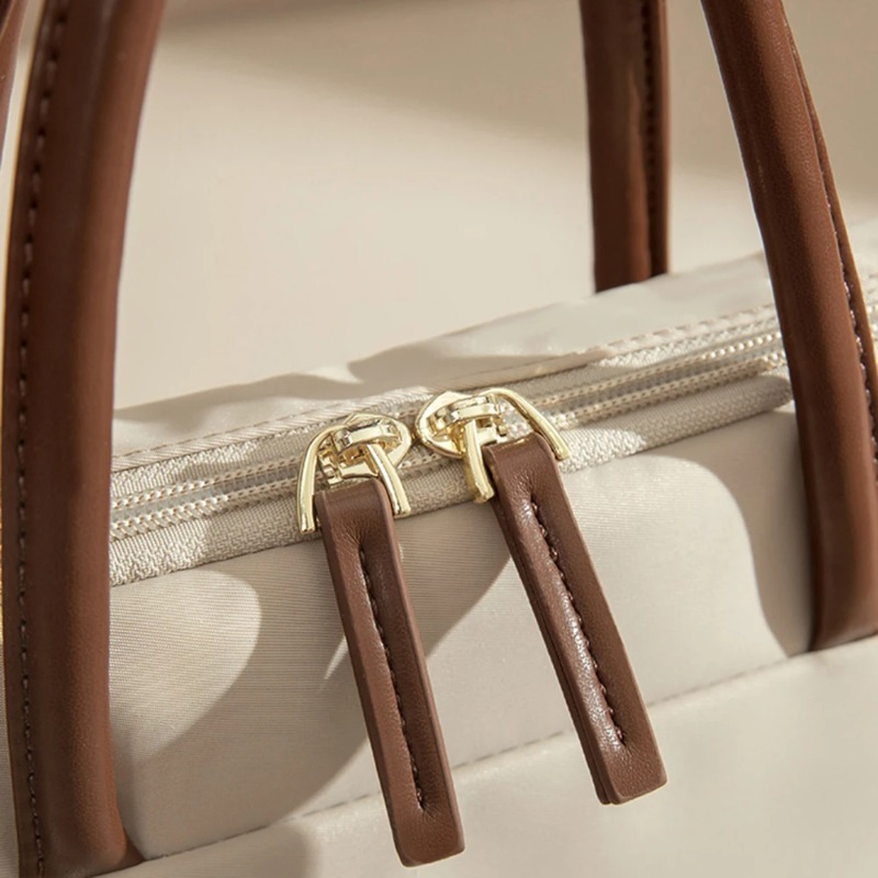 Bolso para ordenador portátil de 16 pulgadas para mujer, bolso para ir al trabajo informal y de 2025, maletín de negocios de color sólido