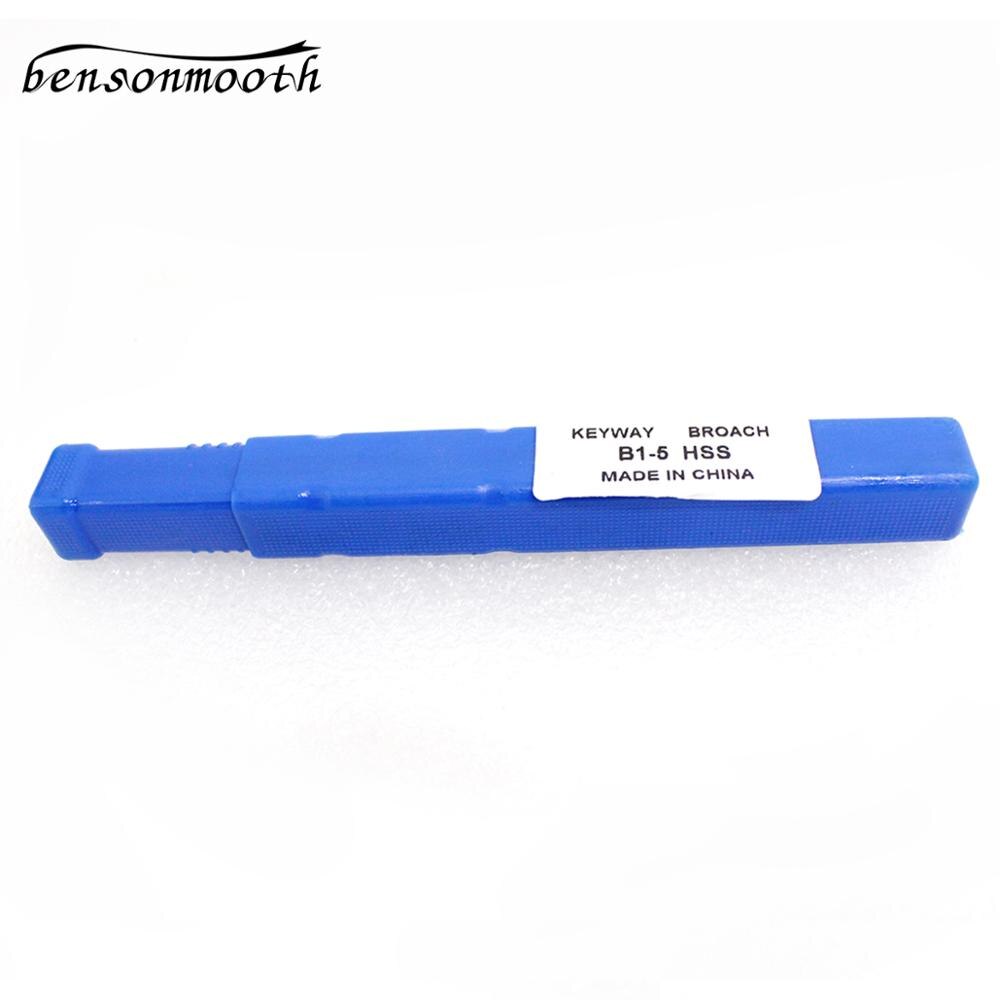 12mm D Push Type Keyway Broach Cutter & Shim HSS High Speed Steel CNC Cutting Tool with Shims