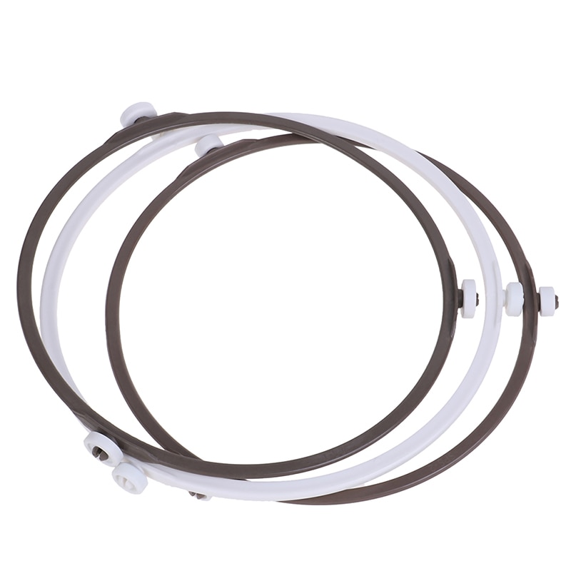 Soporte Giratorio Para Plato De Microondas | Triple Brazo, Marrón Claro | Compatible Con Base De 24.5cm
