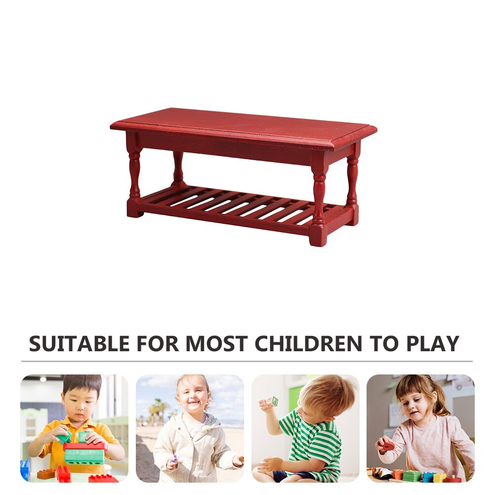 Wooden Table Model Decor Mini House Table Decor Miniature Table Model Mini House Decor