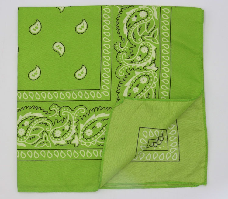 55 Cm Paisley Bandana In Sport Sjaal Polyester Hoofdband Voor Jongen/Meisje Hoofddeksels: Army Green