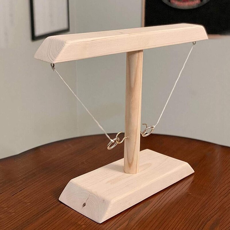 Partij Speelgoed Leisure Bar Drink Shop Handgemaakte Houten Ring Toss Haken Snelle Interactief Spel Voor Bars