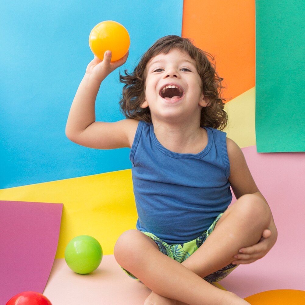 3pcs Stick Wall Ceiling Squeeze Decompression Ball Sticky Squash Suction Target Balls Stress Relief Vent Toys for Kids Adults