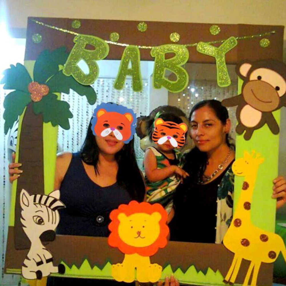 10Pcs/set Funny Animal EVA Children Mask Mask Kids Woodland Farm Dress Prop Birthday Party Decoration