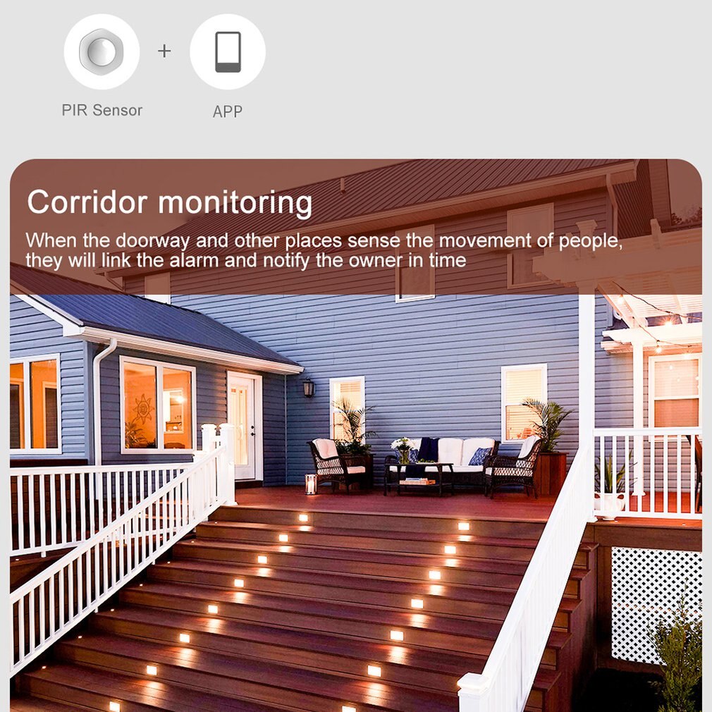 YPI21 Human Smart Body Sensor Movement Motion Security Wireless Connection Infrared Detector For Home Security