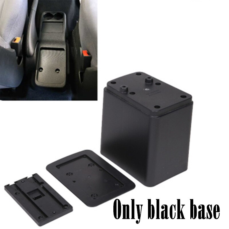 Accoudoir de voiture pour citroën Berlingo, pièces de remise à niveau, pour Peugeot Partner tepee boîte de rangement, accessoires de voiture recharge avec USB: Black base only