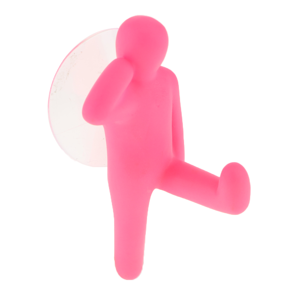 Bunte Handtuch Halfter Aufhänger Saugnapf Haken Für Schlecht Küche: Rosa