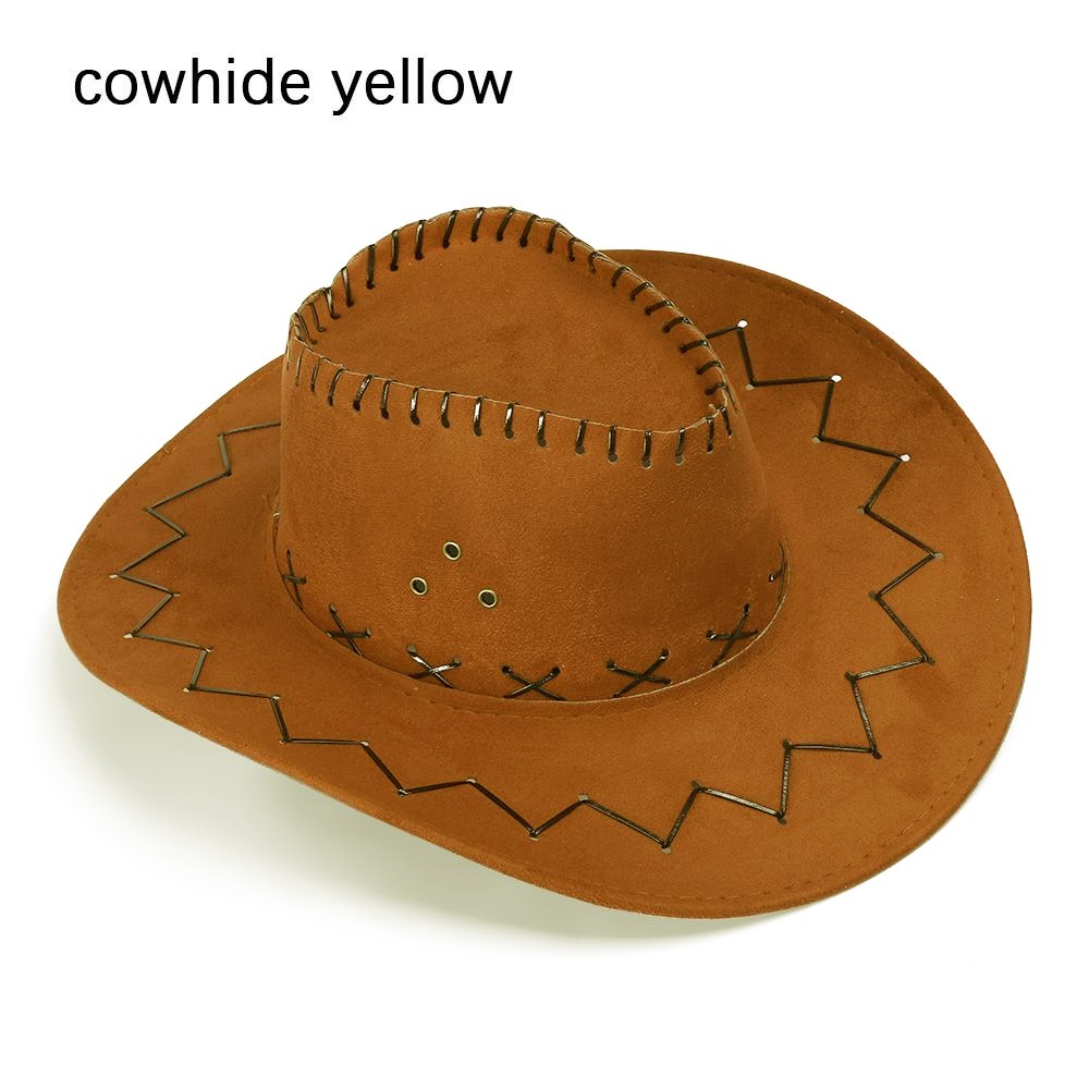 Sombrero de vaquero de gamuza occidental para hombre y mujer, gorros de vaquera a la , vestido de West, sombreros de , gorra Unisex: Verde militar