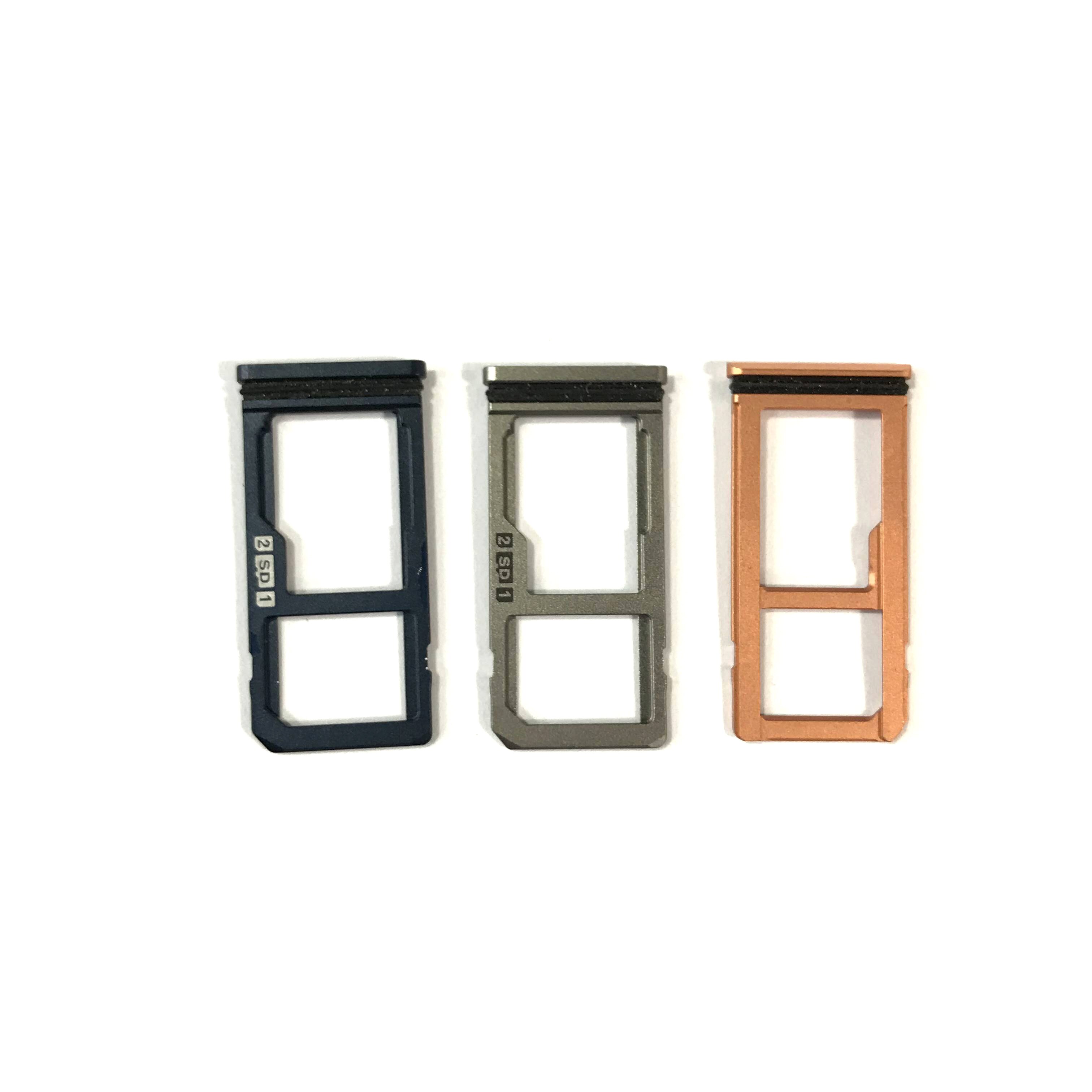 Originele sim card slot lade Voor Nokia 8 N8 SIM Tray Sim Kaarthoudersleuf met waterdichte rubberen