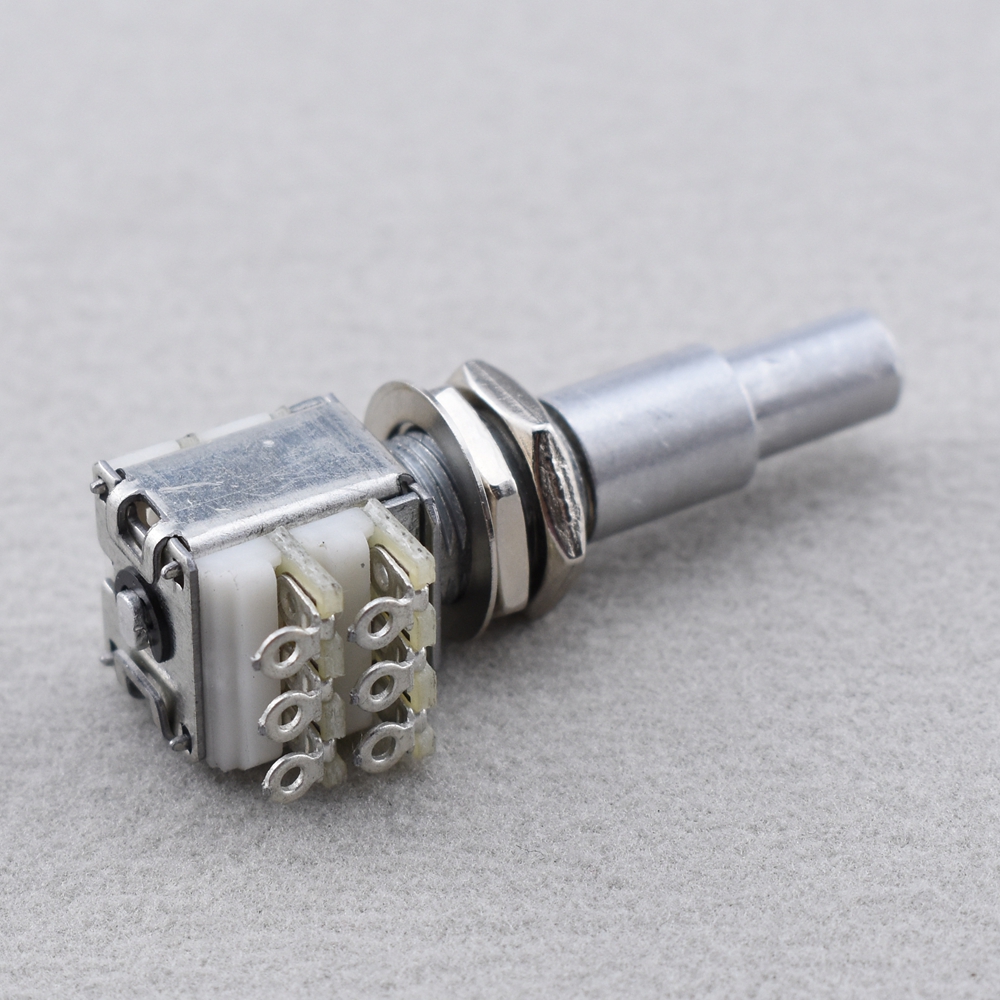 Potenziometro concentrico doppio impilato per chitarra basso da 1 pezzo (pentola) con accessori per chitarra con fermo centrale