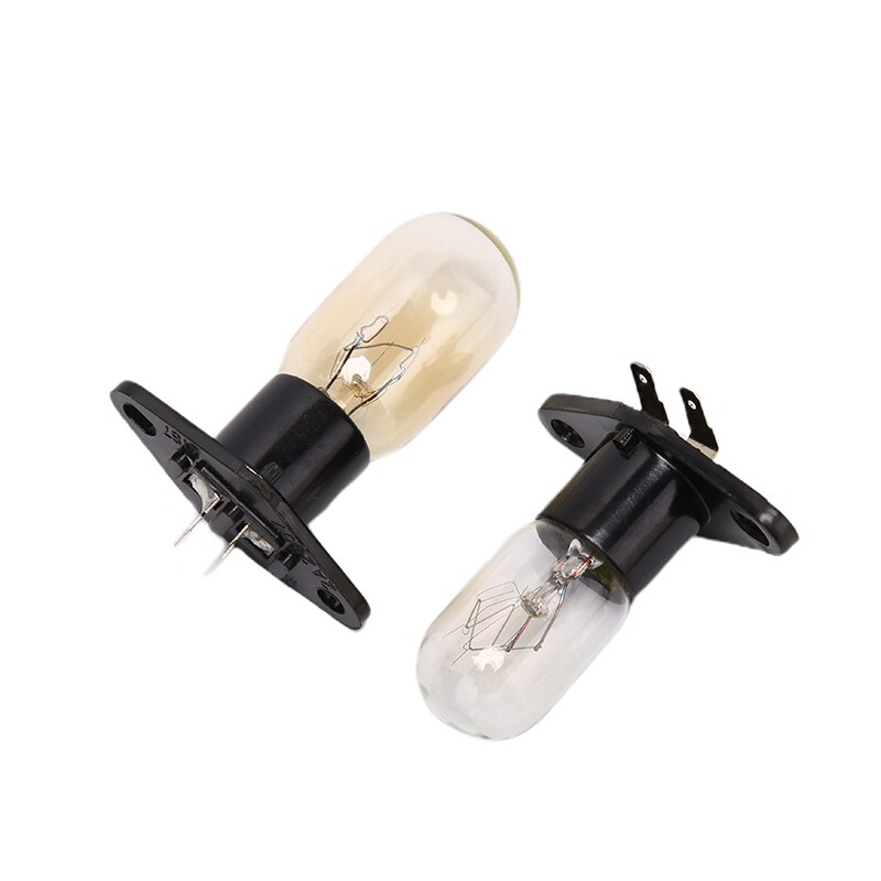 1pc Universal Microwave Oven Global Light Lamp Bulb Base 250V 20W Replacement
