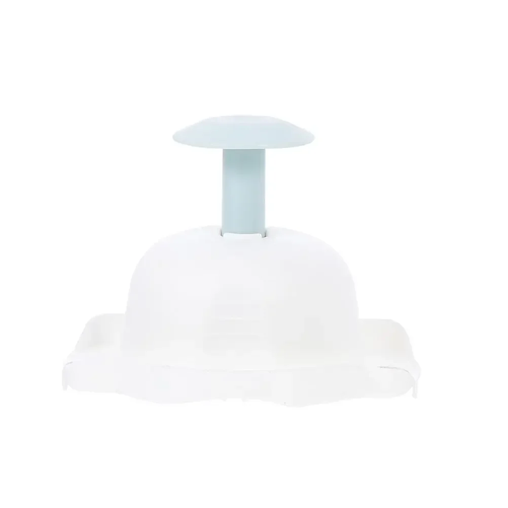 Kjøkkenfingerholder skjærebeskyttelse mat potetgitter bølgeskjæring for håndbeskytter rivjern grønnsakssikkerhet skjærebeskyttelse: Lysegrå