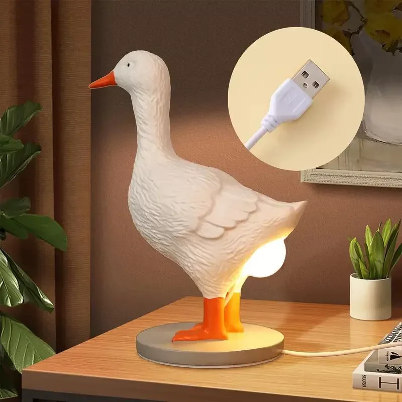 Lampă de noapte cu ou de rață, lampă de noapte cu pui, animal simulat, carnaval de paște, ornament de pui, ziua de naștere, decor pentru casă, lampă de noapte de masă