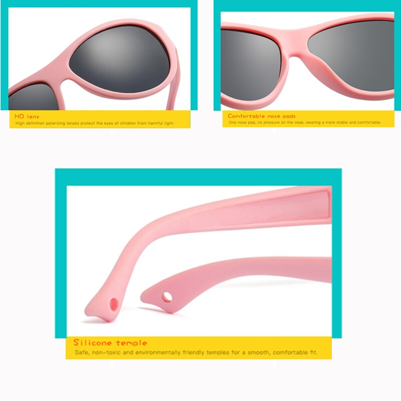 Gepolariseerde Kids Vissen Zonnebril Jongens Meisjes Baby Baby Mode Zonnebril UV400 Brillen Kind Shades Gafas Infantil