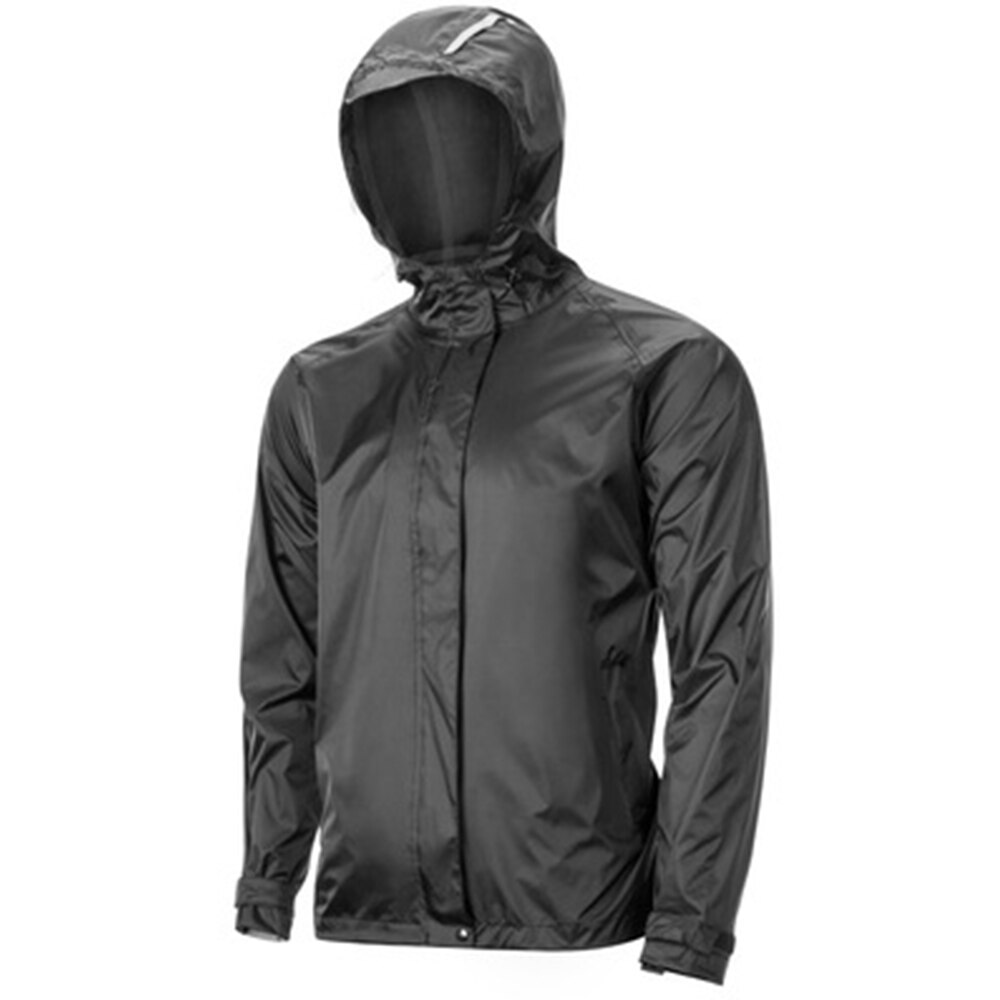 ROCKBROS-chubasquero de ciclismo para hombre, impermeable, reflectante, transpirable, con capucha, portátil, para deportes al aire libre, equipo de ciclismo