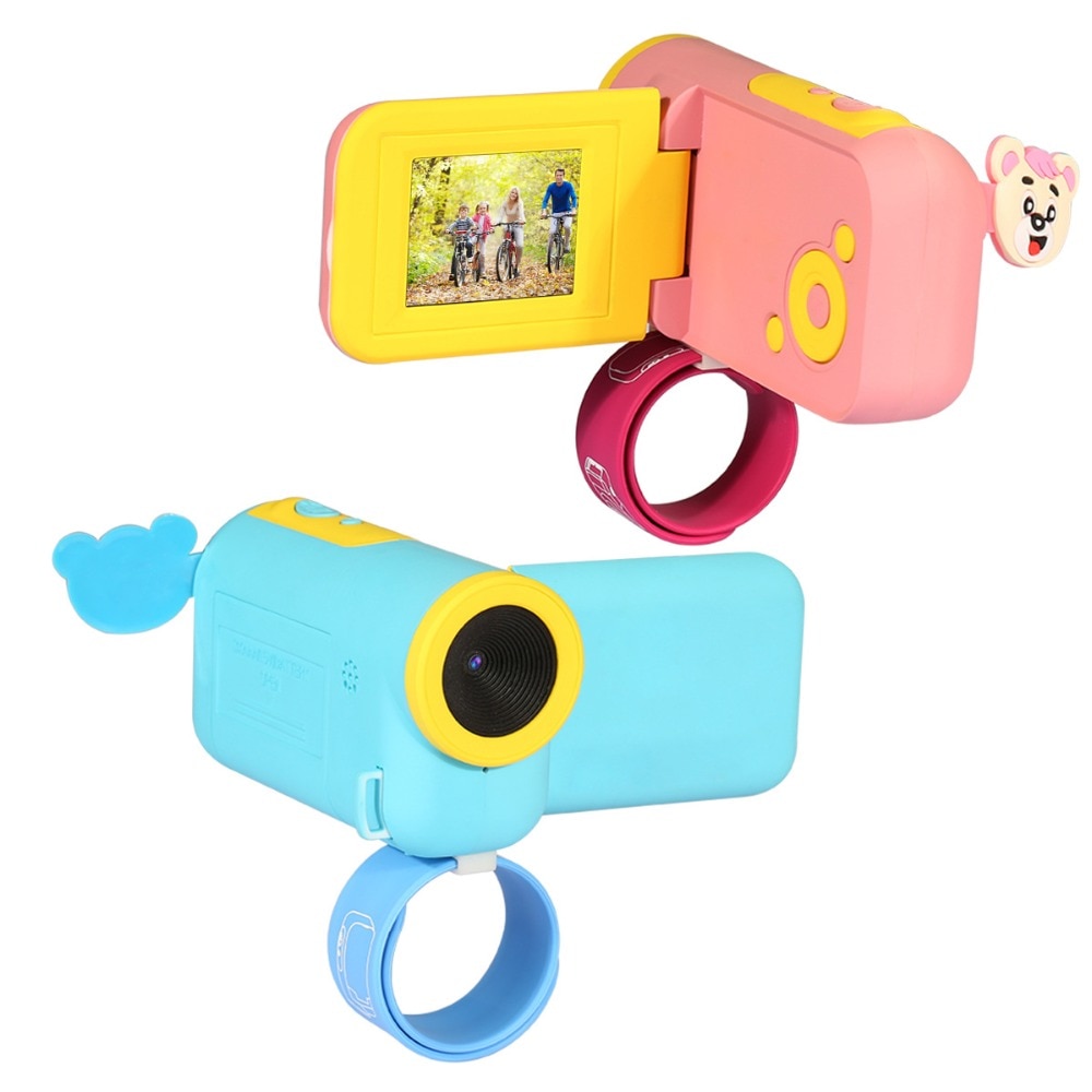 Appareil photo numérique enfant 2.0 pouces 4X Zoom numérique 5 MP appareils photo éducatifs multilingue pour enfants enfants caméra