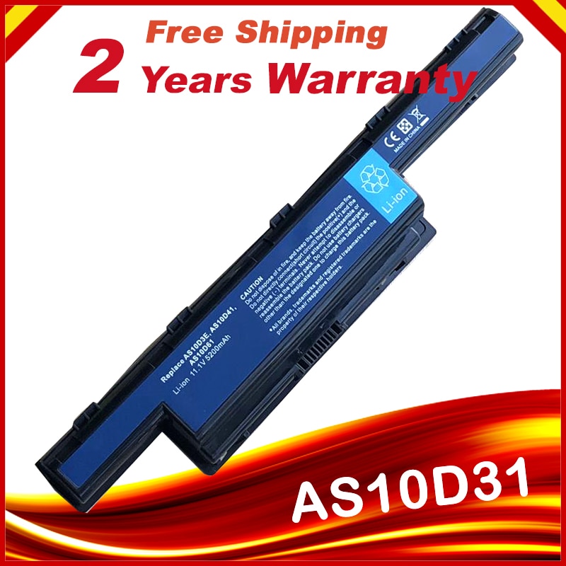 Laptop Battery For Acer Aspire V3 5741 5742 5750 5551G 5560G 5741G 5750G AS10D51 AS10D61 AS10D71 AS10D75 AS10D81