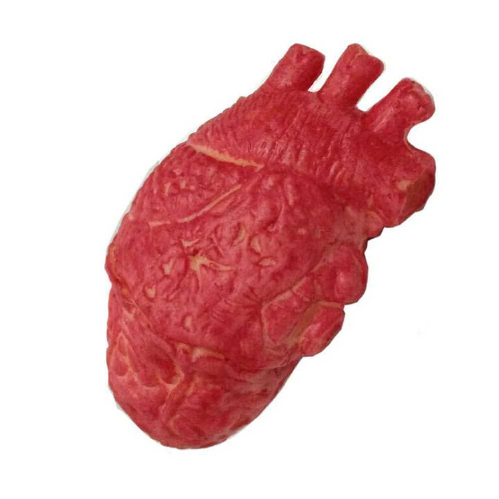 1PC Halloween entsetzlich Blutigen Durchtrennt Grusel unheimlich Menschliche Herz lebensgroß unheimlich Gefälschte Gummi blutig Körper Teil Halloween Dekorationen: Ursprünglich Titel