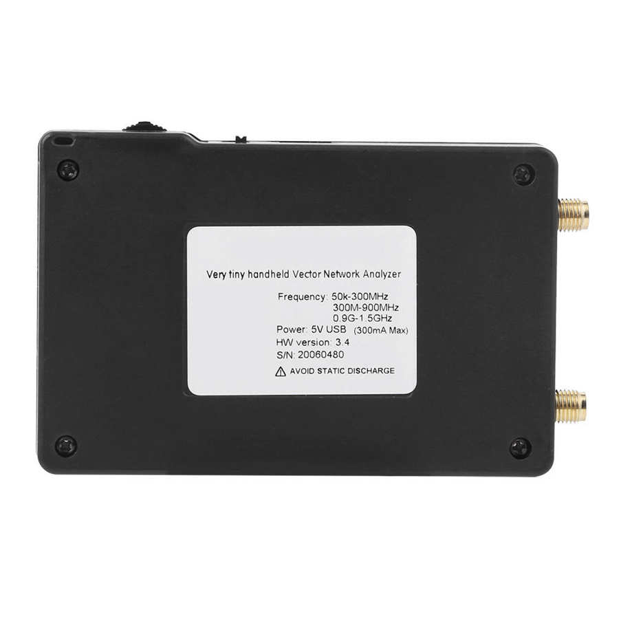 Vector Analyzer 10KHz ‑ 1.5GHz Portable Hand‑Held Analyzer Kit 2.8 Inch TFT Display Built-in 600mAh Battery VNA Measurement
