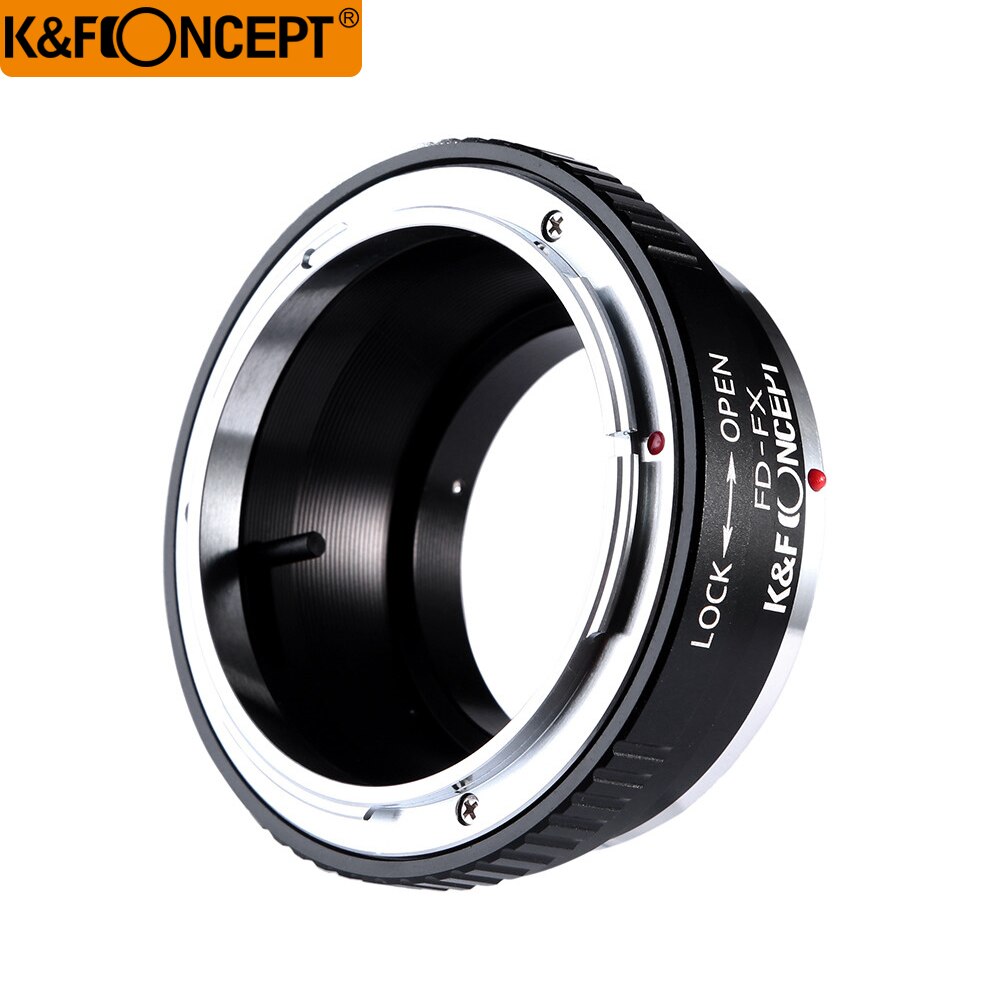 K & F CONCEPT FD-FX monture d'objectif de caméra anneau adaptateur pour objectif Canon FD pour monture Fujifilm FX X-Pro1 X-E1 X-A1 corps de l'appareil photo X-M1