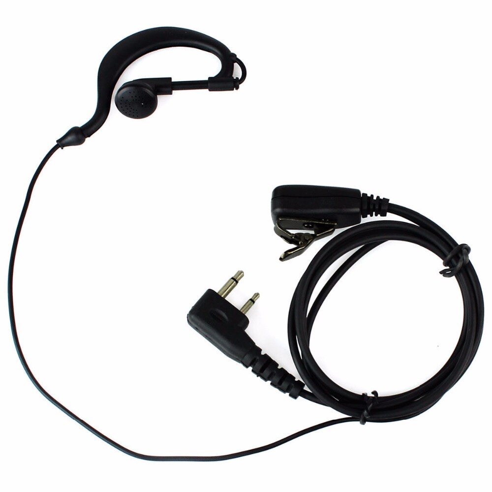 Walkie Talkie PTT MIC Radio Earpiece Headset for ICOM IC-F11 IC-F11S IC-F31 MAXON SL25 VERTEX VX-200 COBRA HH37ST Radio