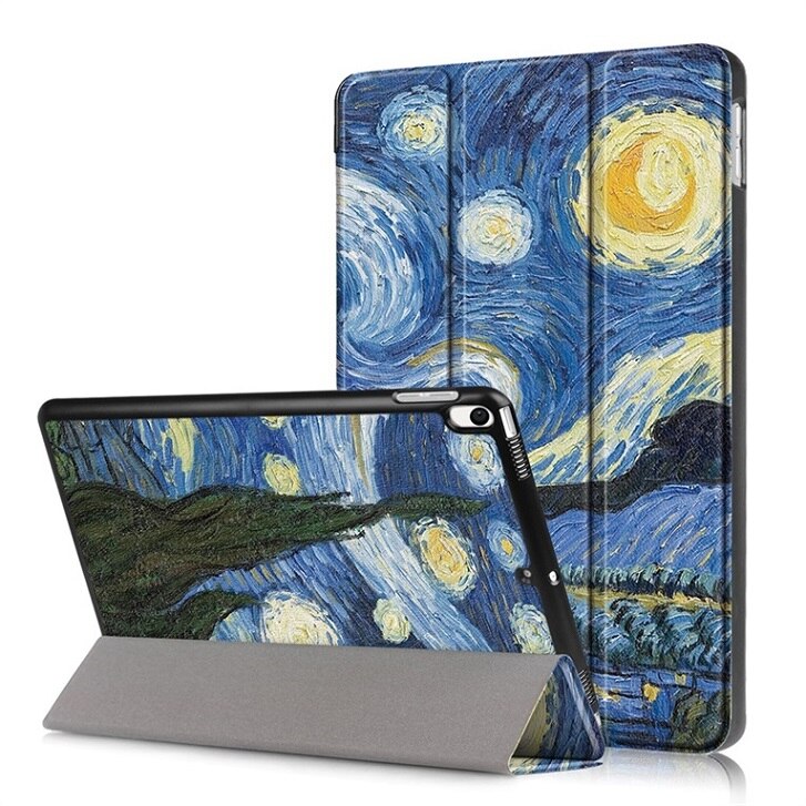 Case for iPad Air 10.5 inch (3rd Gen) Cover, Ultra Slim Standing Protective Shell with Auto Wake/Sleep for iPad Air 3 Case: Starry Night