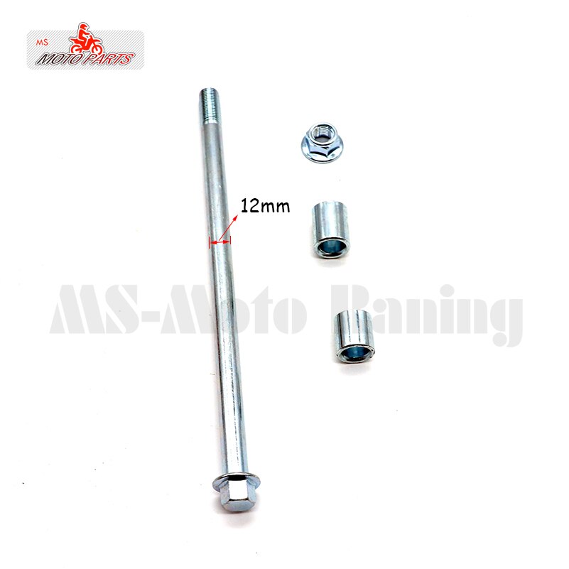 Motorcyle parts Front Rear wheel hub 12mm 190mm 210mm 225mm -260mm Axle shaft axis sleeve Fit PIT PRO Trail Dirt Bike QUAD ATV