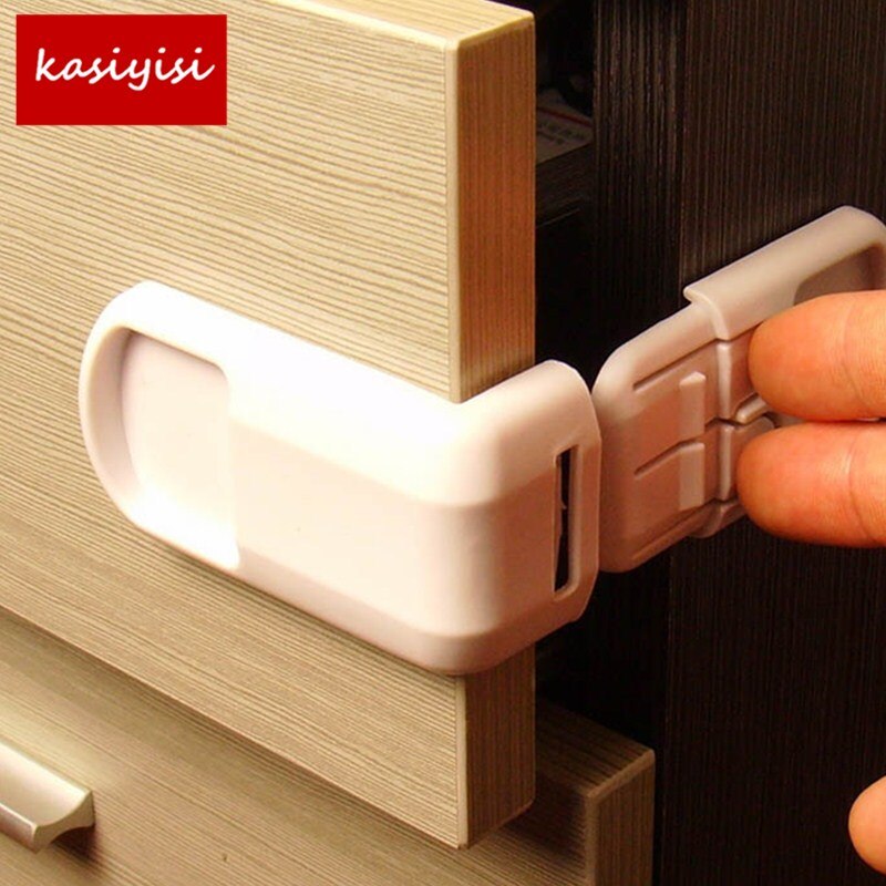 10 teil/los! Neue Baby Sicherheit Schrank Lock Sicherheit Multi Funktion Kunststoff Lock Toliet Lock Kinder Türschloss