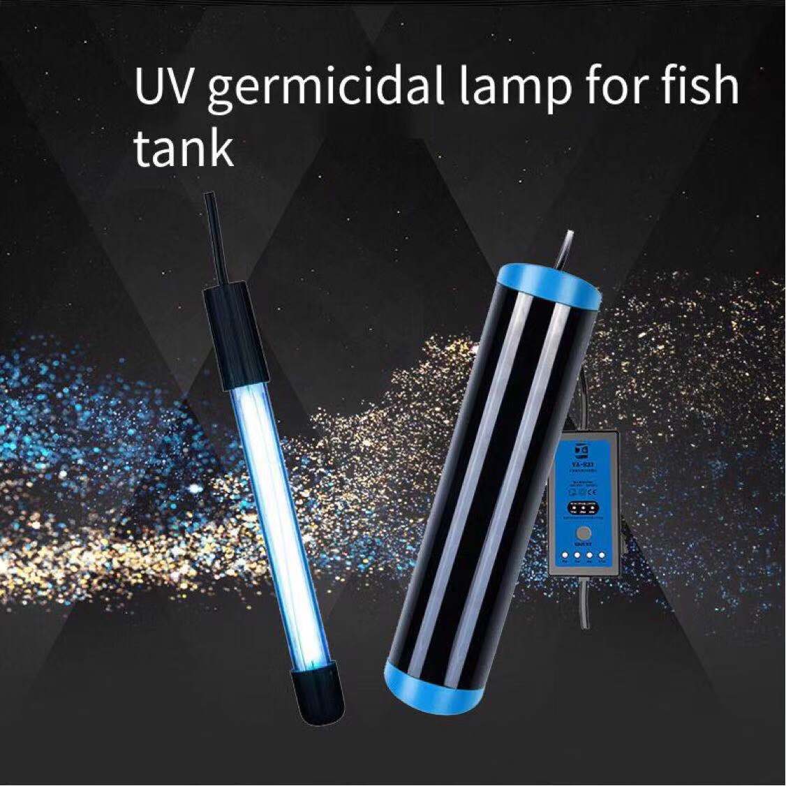 Aquarium Desinfectie Lamp Uv Kiemdodende Lamp Ultraviolet Sterilisatie Lamp Waterdicht En Explosieveilige Aquarium Accessorie