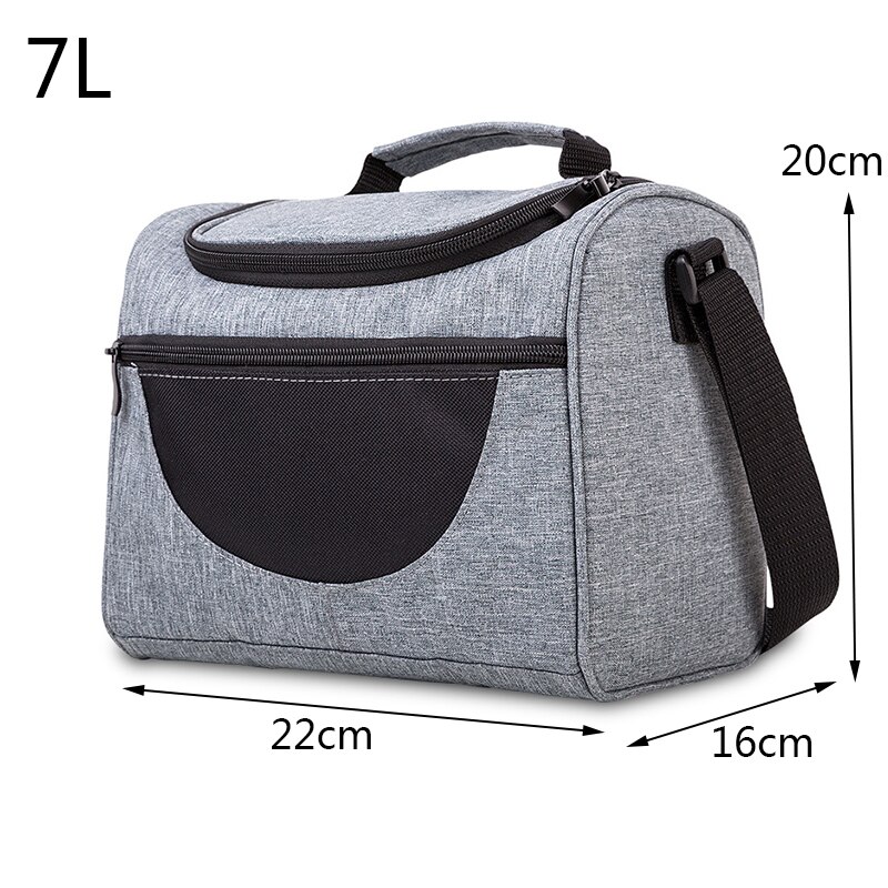 7L Geïsoleerde Lunchbox Lekvrije Koeltas In Dual Compartiment Lunch Tote Voor Mannen Vrouwen Koelbox