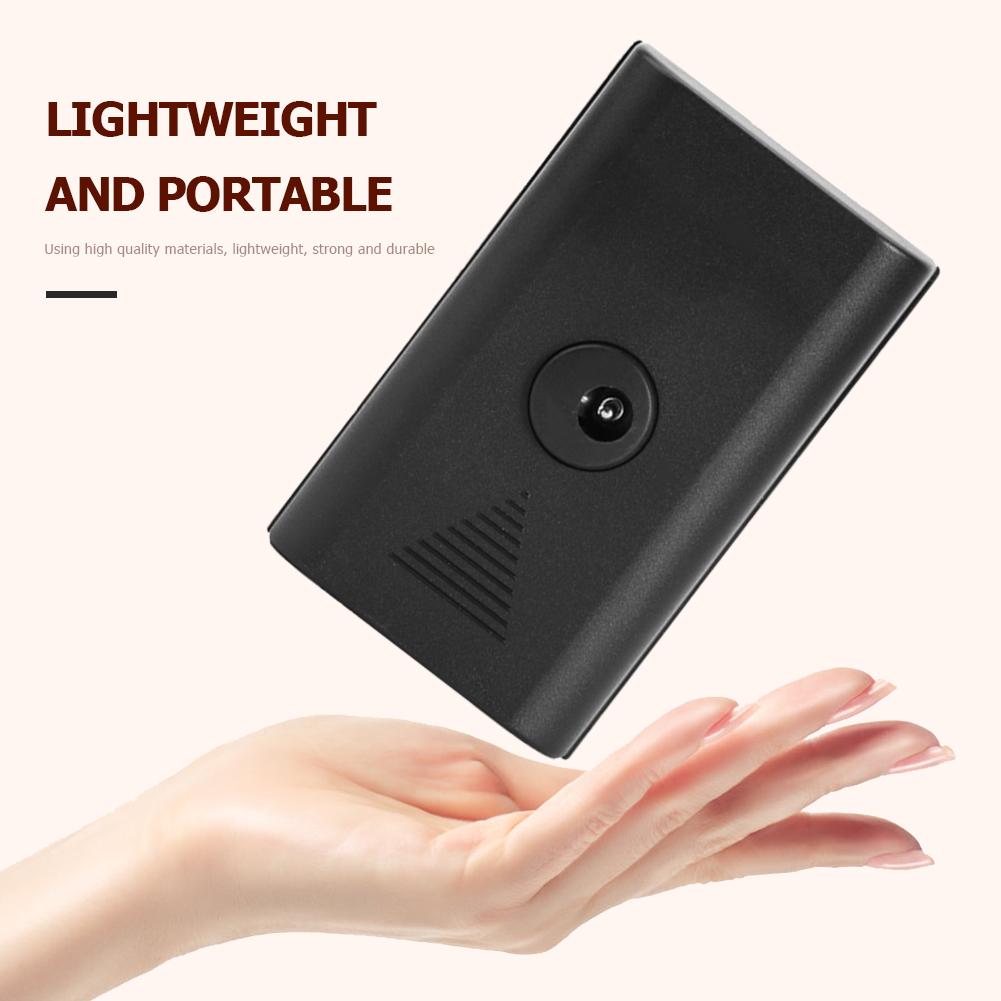 Mini DC Attrappe Kunststoff Batterie Adapter Volle Dekodierung Keine Fehler Schnelle Geschickt Langlebig für Sony NP Serie F550 F570 Schwarz