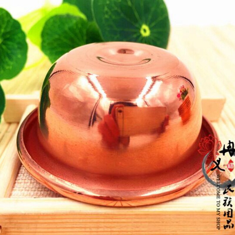 7 Stks/set Tibet Tibetaanse Boeddhistische Levert Koperen Water Aanbieden Kom Plat Bodem Container Home Decoration Craft YYY9799