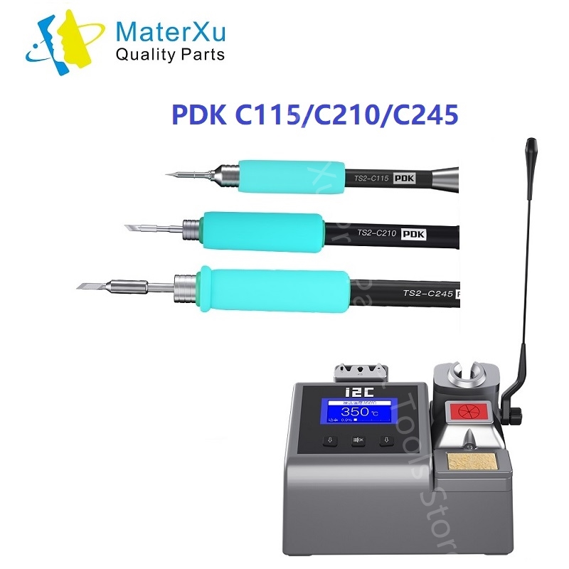 MasterXu-mango de soldadura i2C PDK C115 C210 C245, Kit de soporte para JBC SUGON OSS GVM T36 T28, piezas de repuesto para Estación de soldadura