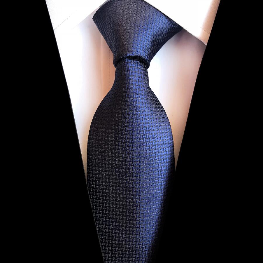 GUSLESON Neue Jacquard Woven Silk Krawatte für Männer Business Gravatas Normalen Plaid Krawatte Anzug Hochzeit Krawatten Kleidung Zubehör: 05