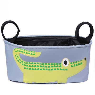Baby trolley tas cartoon kinderwagen polyester hangende opbergtas multifunctionele organizer stoelzak reistas kinderwagen accessoire: F