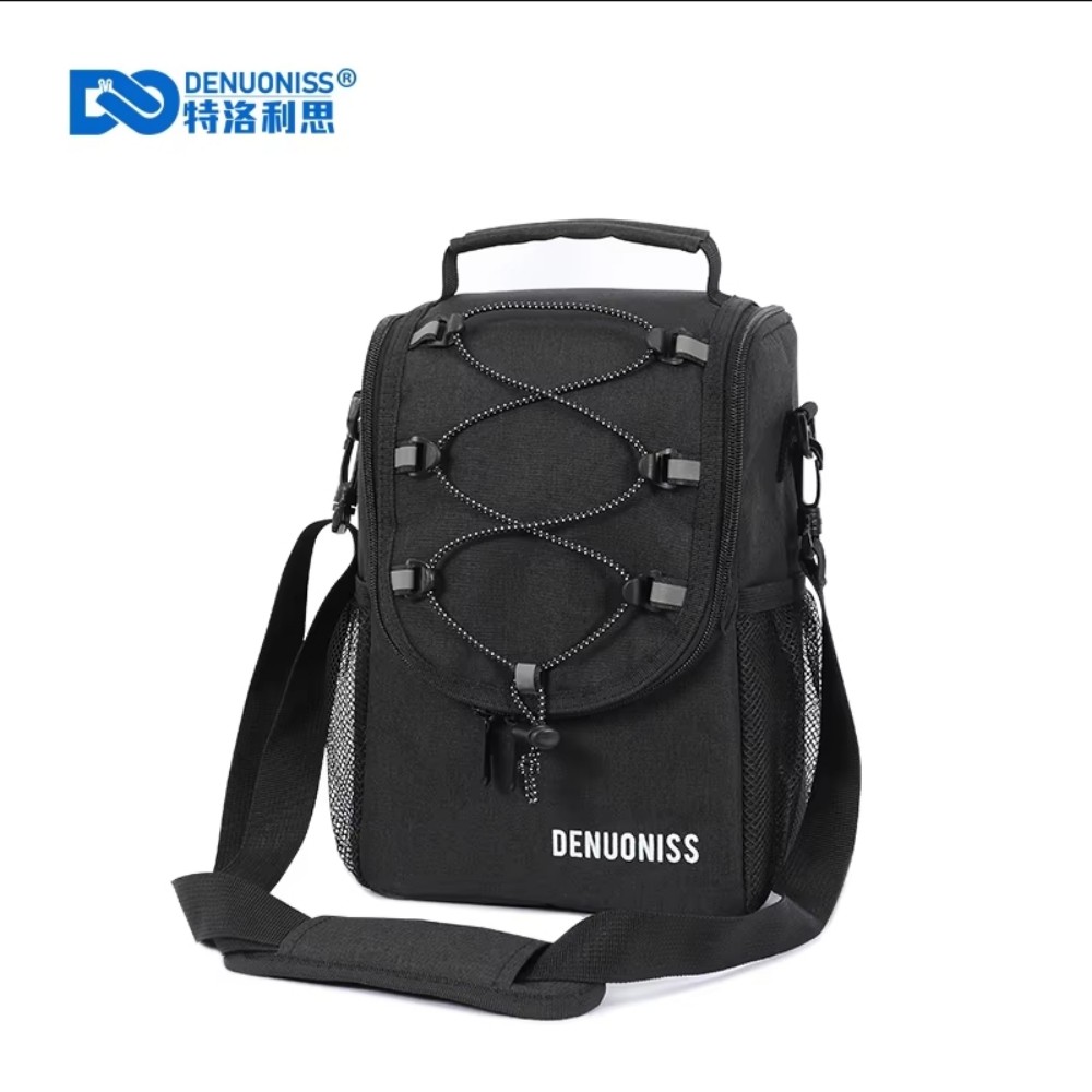 DENUONISS Mittagessen Tasche Wasserdichte Picknick Tasche Aluminium Folie Futter Isolierte Tasche Thermische Abendessen Behälter Schule Lebensmittel Lagerung Taschen