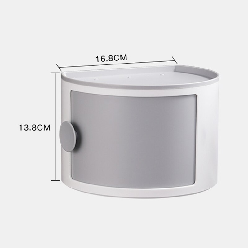 Toilet Tissue Box Plastic Superimposed To Use Desktop Skin Care Products Facial Masque Makeup Table Finishing Organizer Box